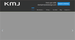 Desktop Screenshot of kmjwebdesign.com